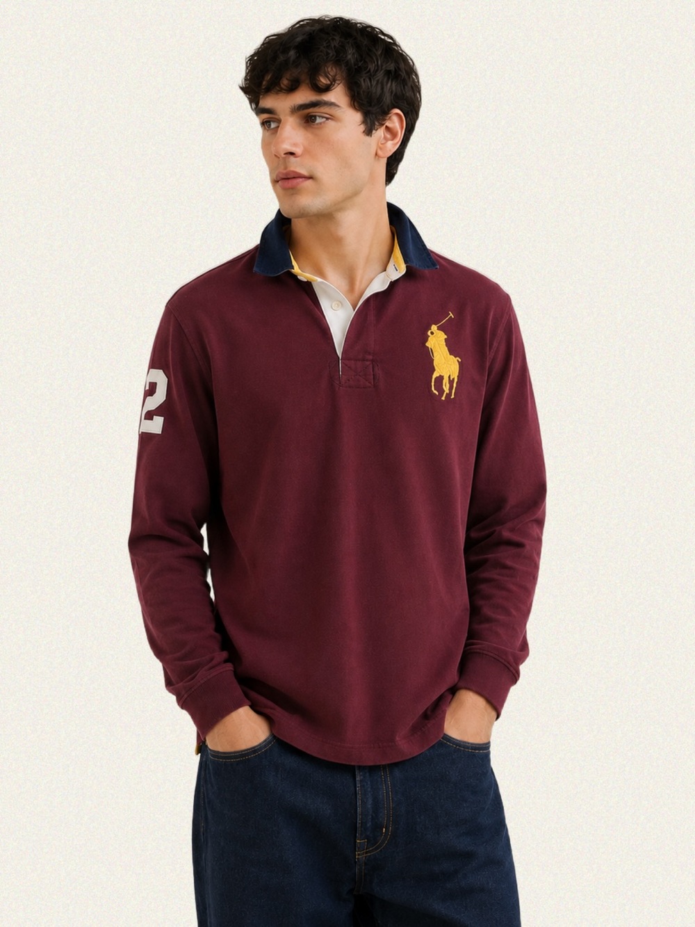 Vintage 2000s Polo Ralph Lauren Big Pony Rugby Shirt